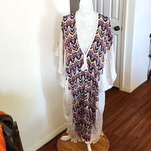 NWT Subtle Luxury Pool to Party Kaftan/Coverup